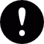 icône de point d'exclamation